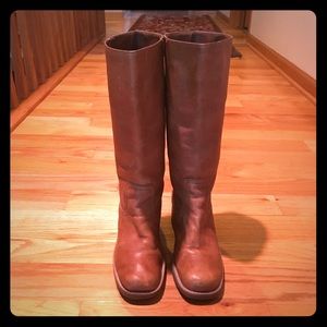 “Frye”-like boots.